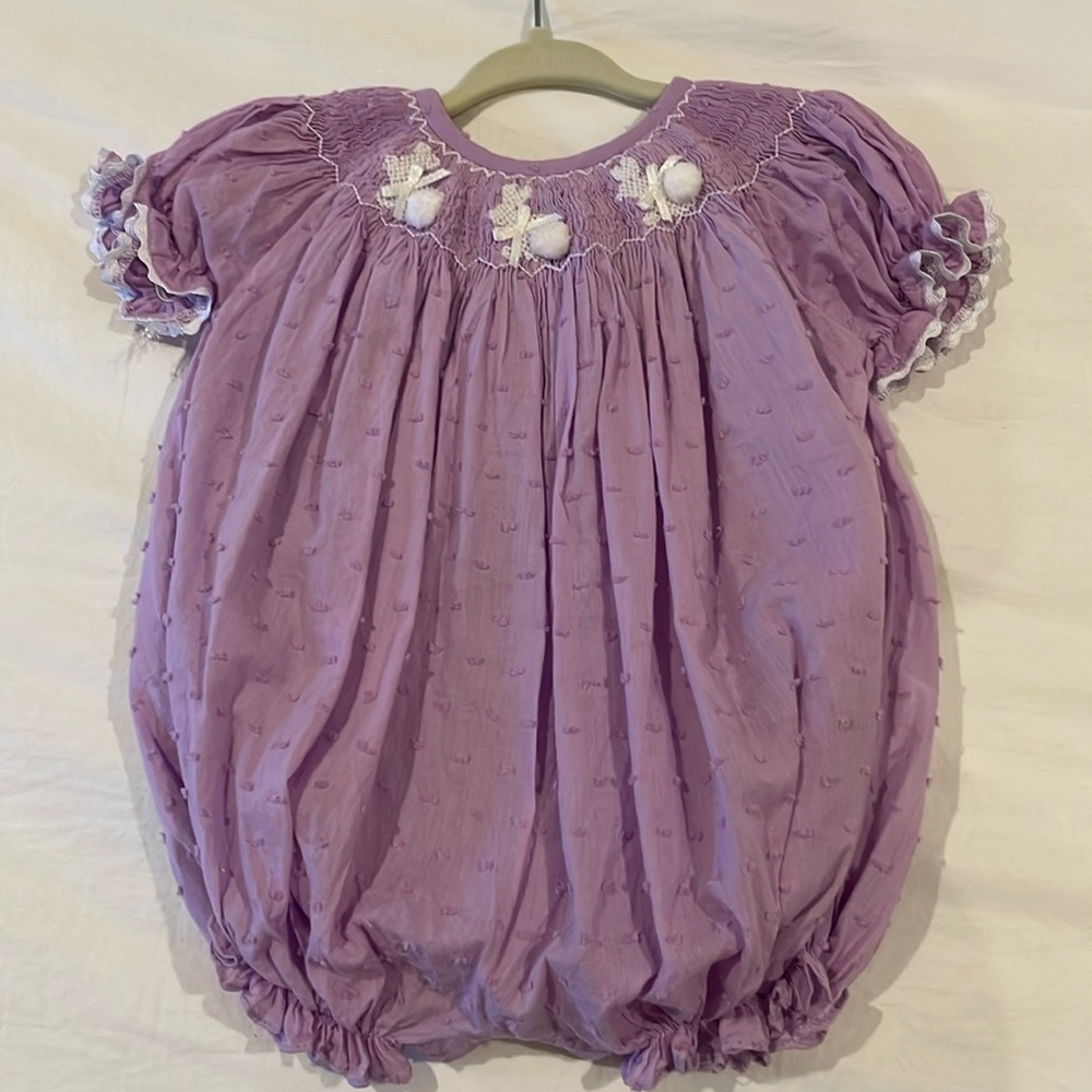 Pleats and Stitches bunny bubble | size 6 mths